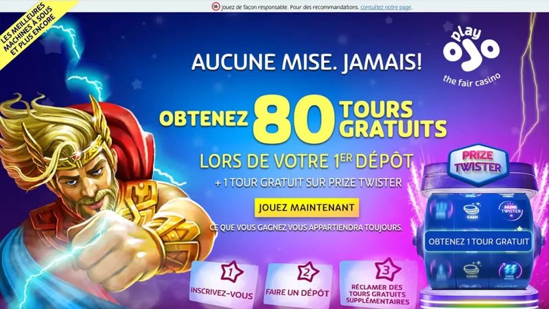 Les Meilleurs Bonus Offerts par PlayOjo : Guide Pratique